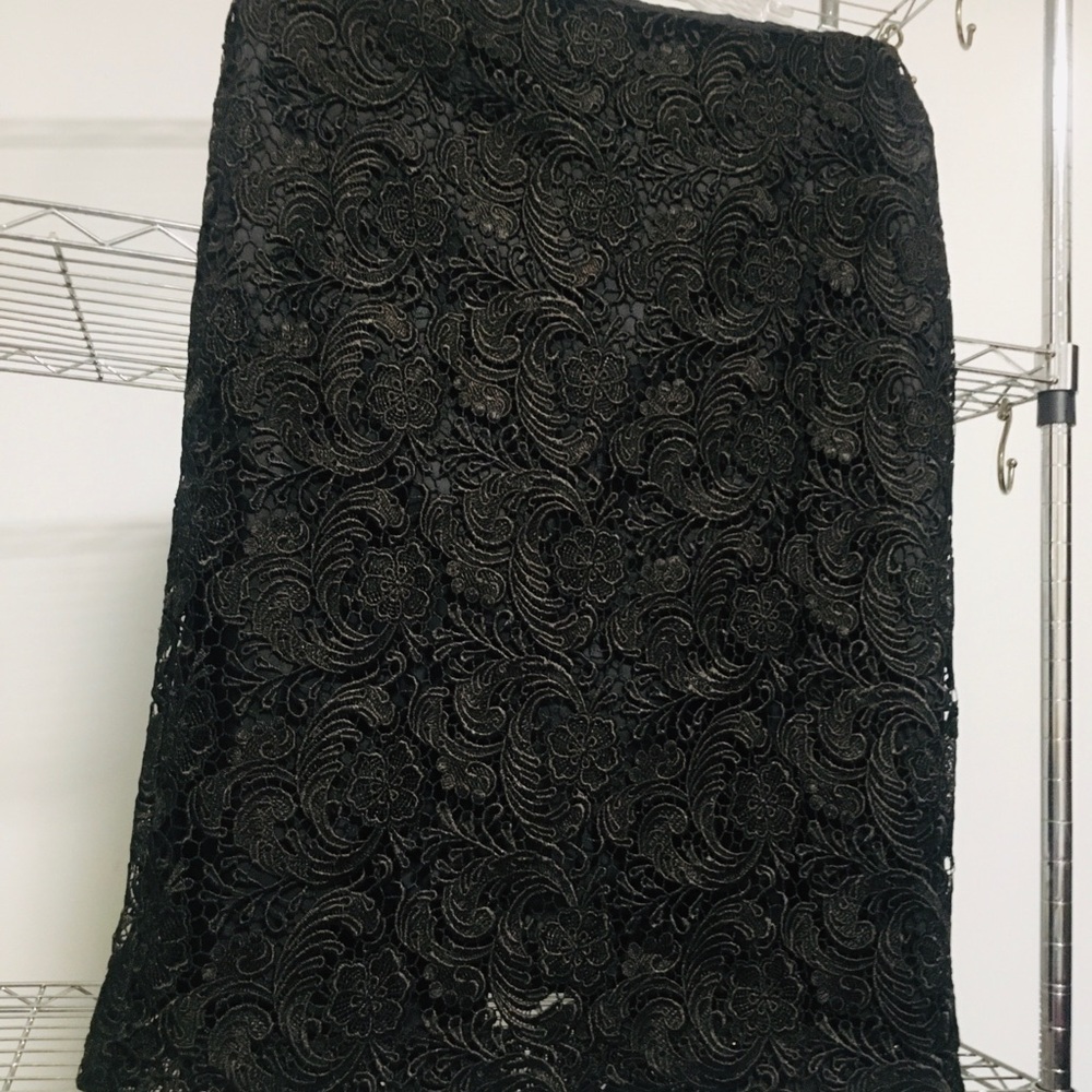 Black Lace Skirt